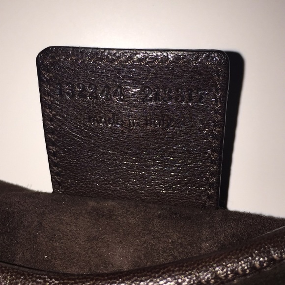 Authentic YSL Suede Leather Ruffle Mombasa Bag - Picture 5 of 7